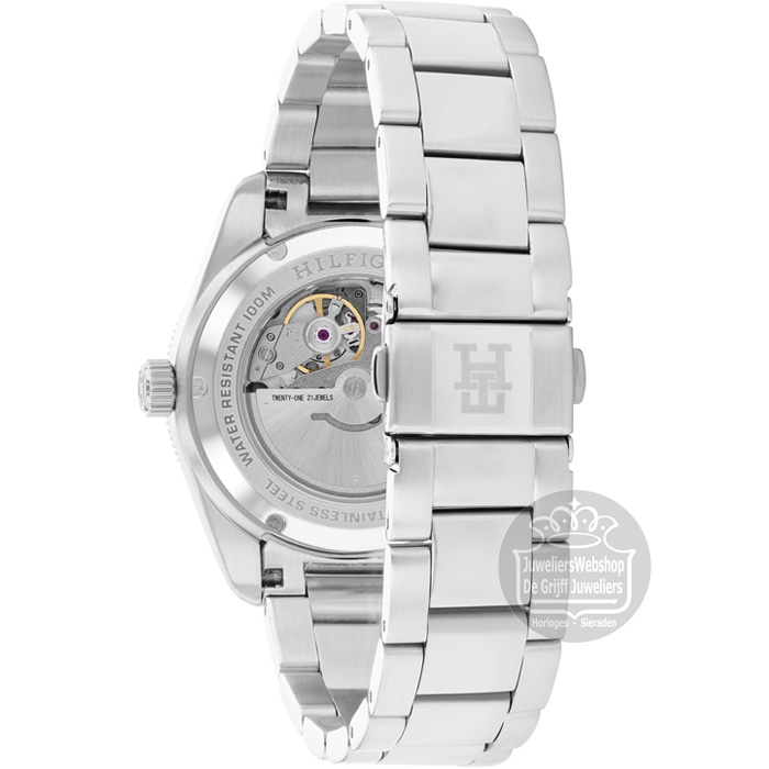 Tommy Hilfiger Horloge TH85 Automaat TH1710591 blauw - Afbeelding 4