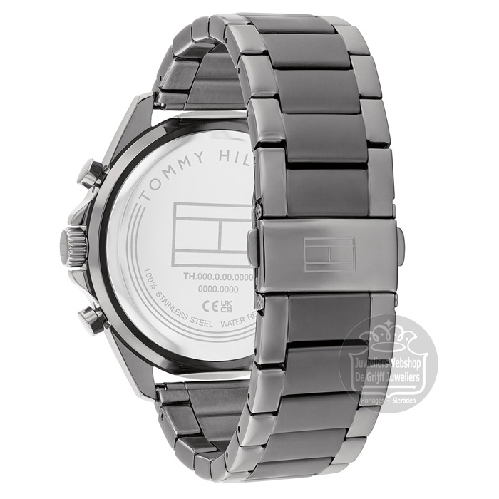 Tommy Hilfiger Horloge TH1710657 Jax Multi-Functie Grijs - Afbeelding 4