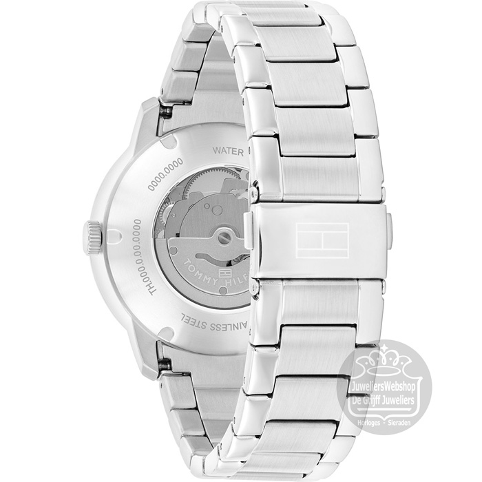 Tommy Hilfiger Horloge TH1710661 Henry Automaat Blauw - Afbeelding 4