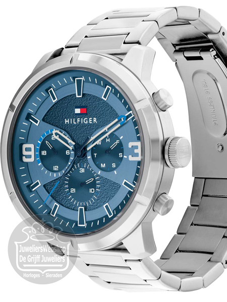 Tommy Hilfiger Horloge TH1792077 Wild Multi-Date Blauw - Afbeelding 3
