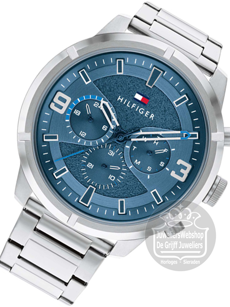 Tommy Hilfiger Horloge TH1792077 Wild Multi-Date Blauw - Afbeelding 5