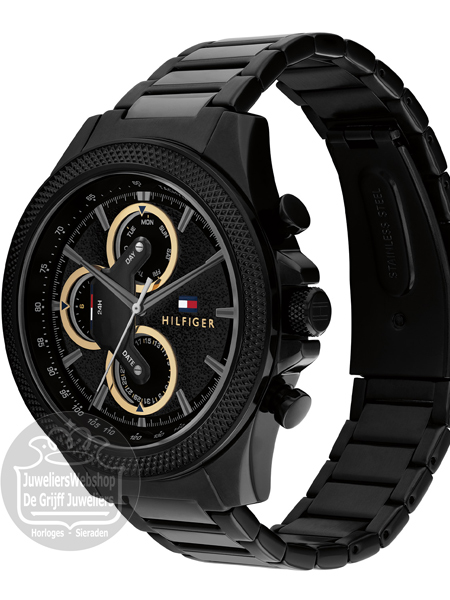Tommy Hilfiger Horloge TH1792081 Clark Multi-Functie Zwart - Afbeelding 3