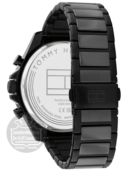 Tommy Hilfiger Horloge TH1792081 Clark Multi-Functie Zwart - Afbeelding 4