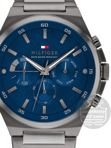 Tommy Hilfiger Horloge TH1792089 Dexter Multi-Functie Blauw - Afbeelding 2