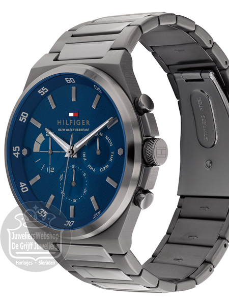 Tommy Hilfiger Horloge TH1792089 Dexter Multi-Functie Blauw - Afbeelding 3