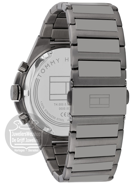 Tommy Hilfiger Horloge TH1792089 Dexter Multi-Functie Blauw - Afbeelding 4