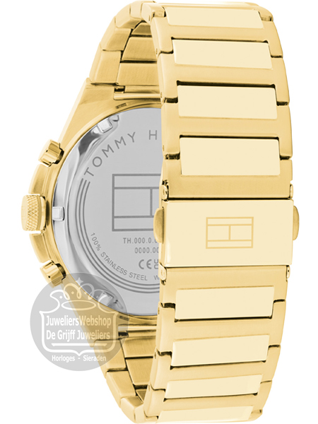 Tommy Hilfiger Horloge TH1792090 Dexter Multi-Functie Goud - Afbeelding 4