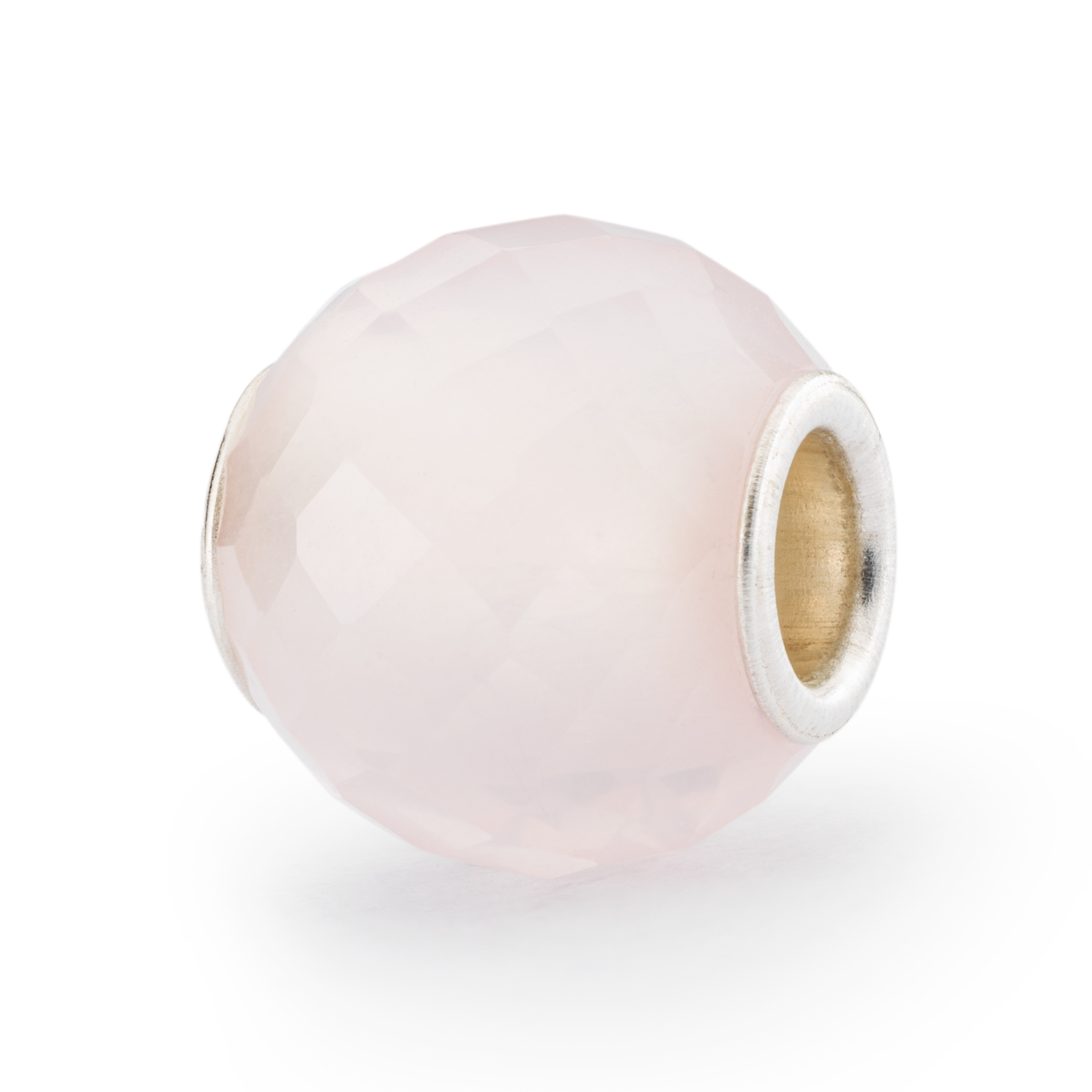 Trollbeads kraal TSTBE-00031 Gefacetteerde Rozenkwarts