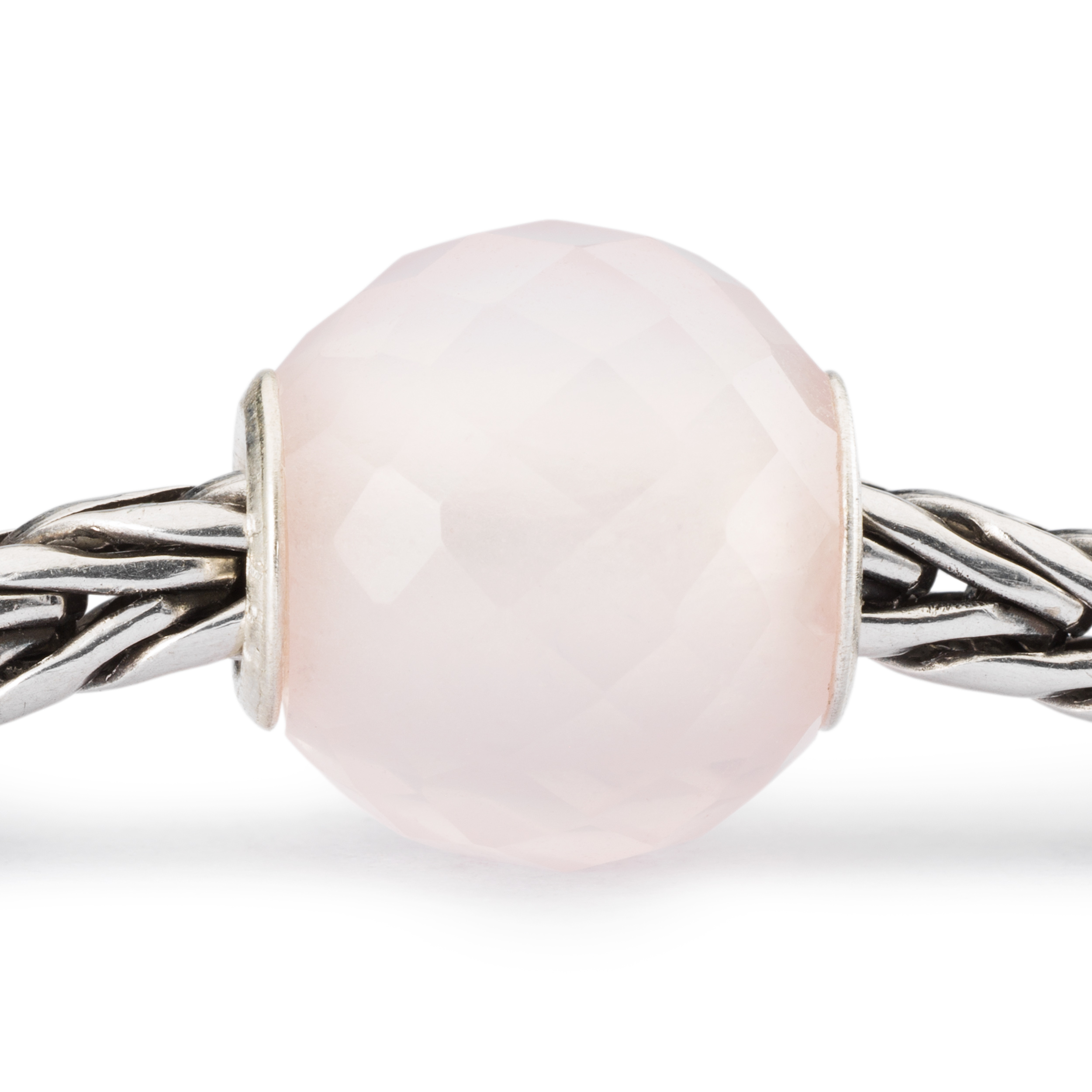 Trollbeads kraal TSTBE-00031 Gefacetteerde Rozenkwarts - Afbeelding 2