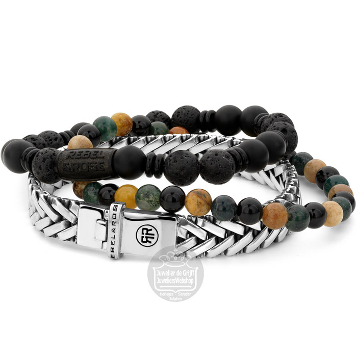 Rebel and Rose Autumn Storm RR-60103-S-L Armband 6mm 19cm - Afbeelding 3