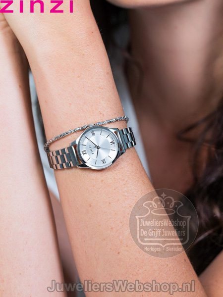 Zinzi Classy Mini horloge ZIW1202 Silver - Afbeelding 3