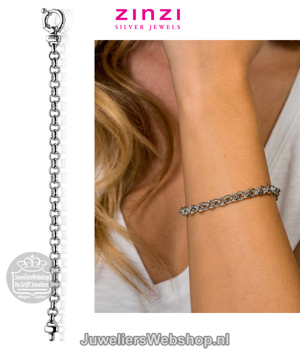 Zinzi Armband ZIA1729 Zilver Jasseron - Afbeelding 2