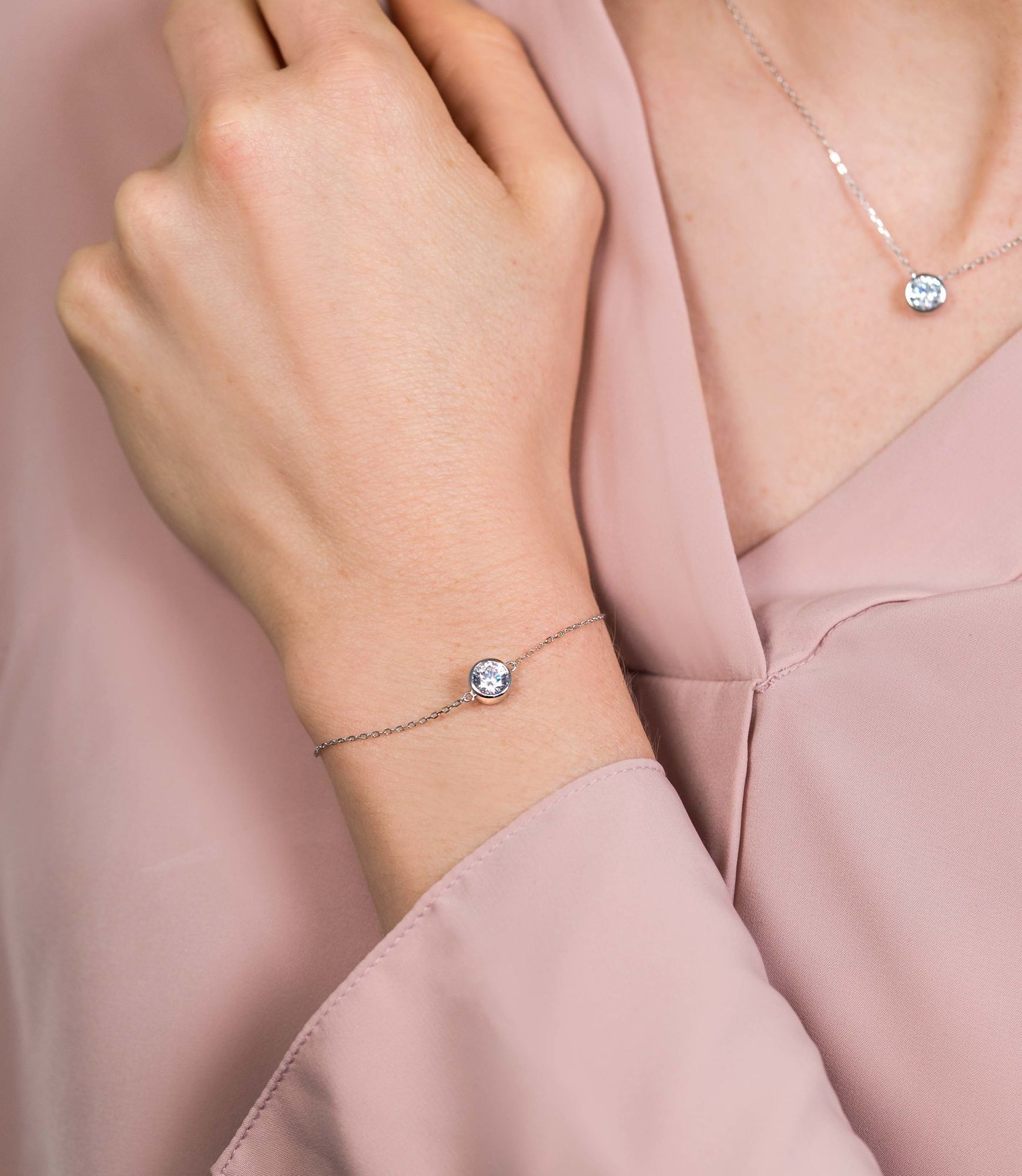 Zinzi Armband ZIA1775 Zilver met Zirconia - Afbeelding 2