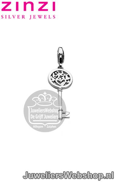 Zinzi Bedel CHARMS42 Sleutel Zilver - Afbeelding 2
