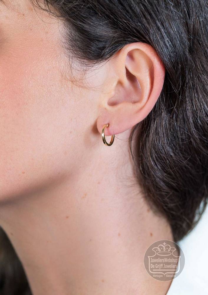 Zinzi Gold ZGO257 Creolen Goud 13mm - Afbeelding 3