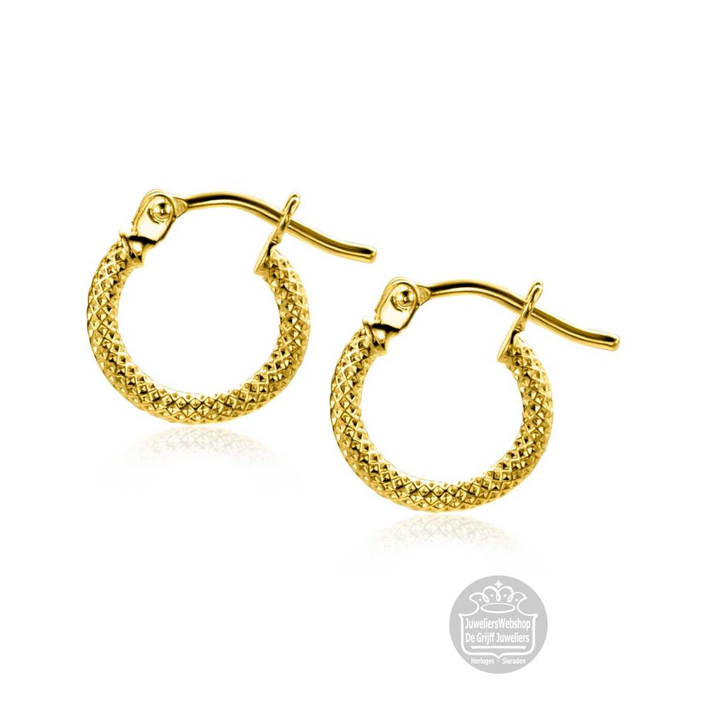 Zinzi Gold ZGO330 Creolen Goud 11,5mm - Afbeelding 3