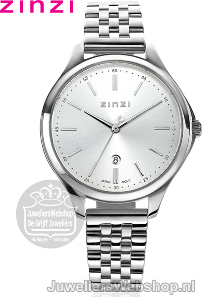 Zinzi Classy horloge ZIW1002 Silver - Afbeelding 5
