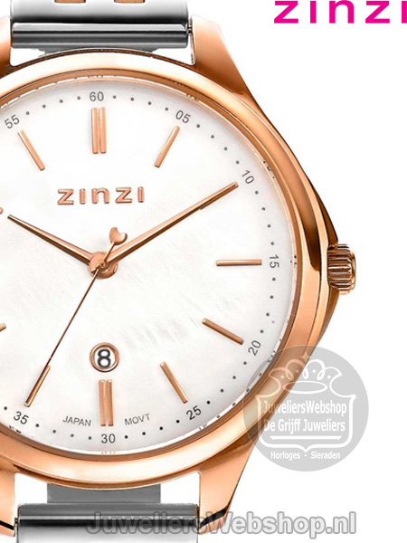 Zinzi Classy horloge ZIW1018 Bicolor Rose - Afbeelding 4