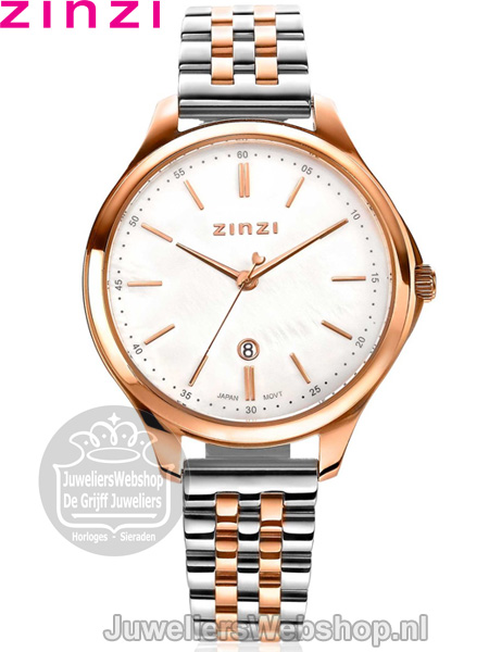 Zinzi Classy horloge ZIW1018 Bicolor Rose - Afbeelding 5