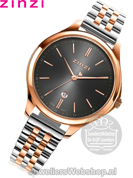 Zinzi Classy horloge ZIW1027 Rose Grijs - Afbeelding 2