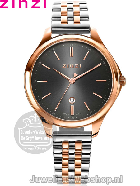 Zinzi Classy horloge ZIW1027 Rose Grijs - Afbeelding 5
