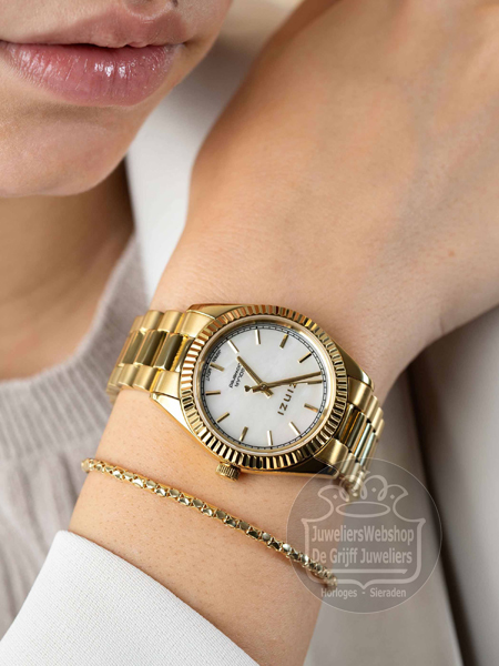 Zinzi Solaris horloge ZIW2134 goldplated - Afbeelding 3