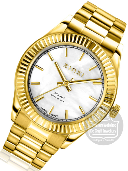 Zinzi Solaris horloge ZIW2134 goldplated - Afbeelding 4