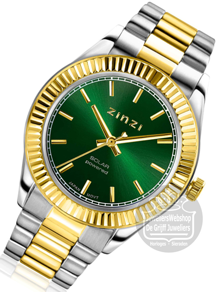 Zinzi Solaris horloge ZIW2135 Groen - Afbeelding 4