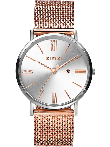 Zinzi horloge ZIW512MR Roman Rose Zilver