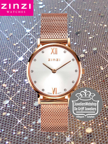 Zinzi Lady horloge ZIW631M Rose Silver - Afbeelding 3