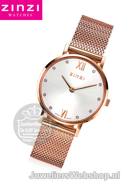 Zinzi Lady horloge ZIW631M Rose Silver - Afbeelding 5