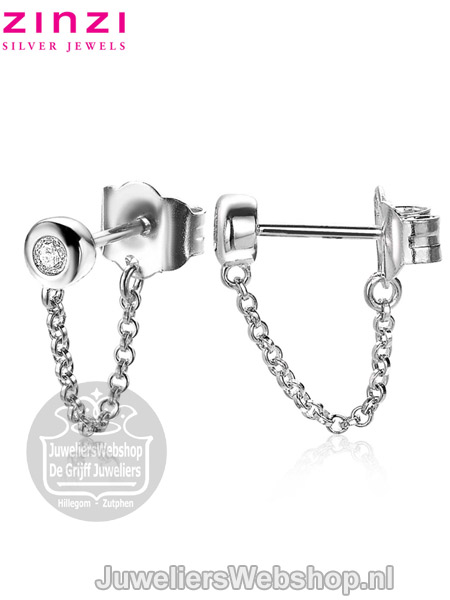 Zinzi Oorknoppen ZIO1773 Zirconia - Afbeelding 4