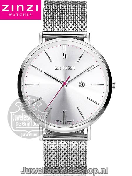Zinzi horloge ZIW402M Retro Silver - Afbeelding 4