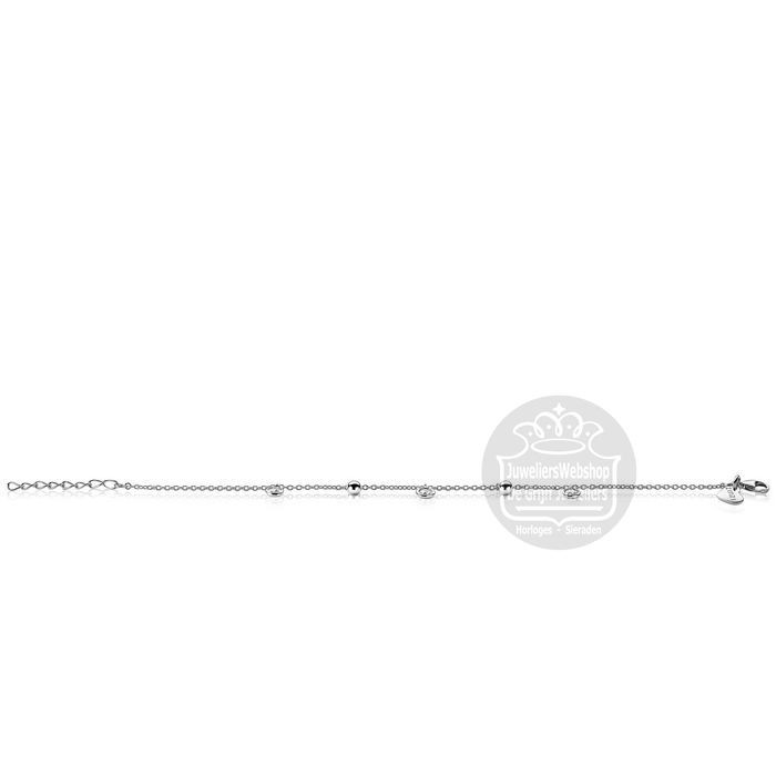 Zinzi Armband ZIA2192 Zilver Bolletjes Zirconia - Afbeelding 3