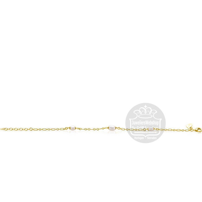 Zinzi Armband ZIA2588 Verguld Zoetwaterparel - Afbeelding 3