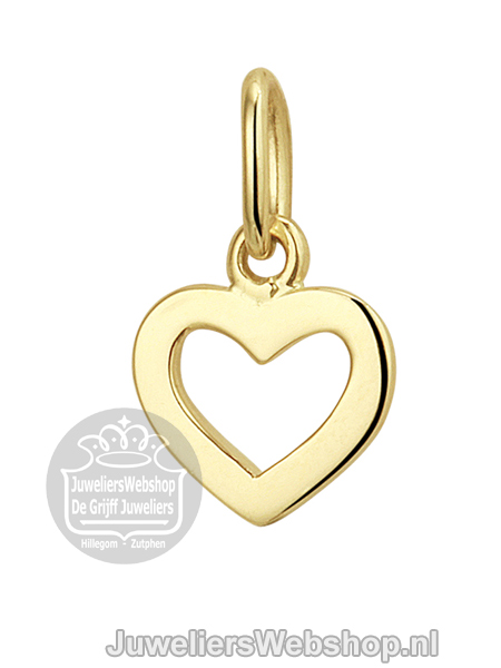 Gouden Hanger open hart 4019550 - Afbeelding 2
