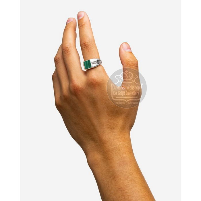 Buddha to Buddha Ring 046MA Tangguh Small Malachite 18mm - Afbeelding 5