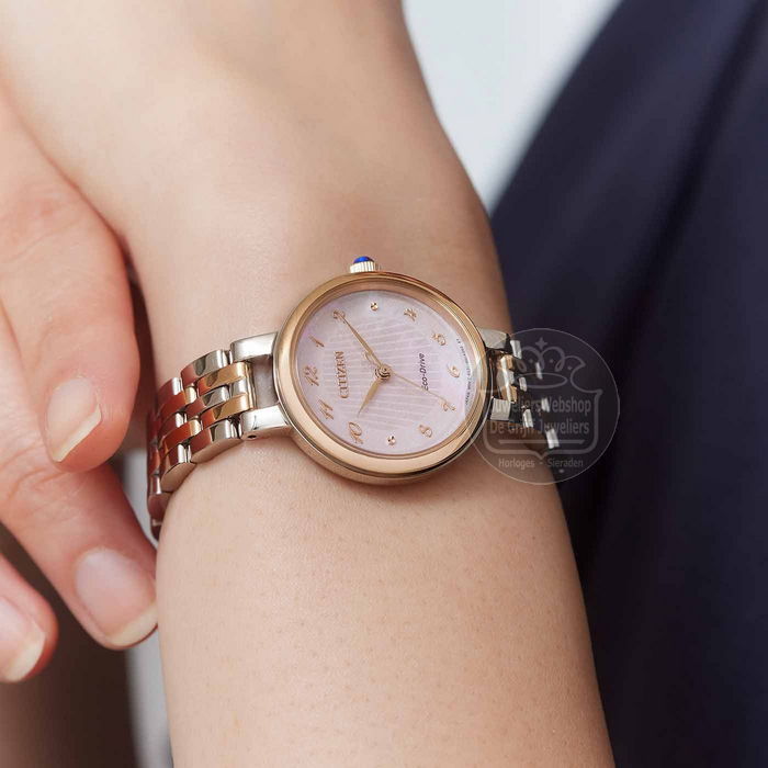 Citizen Eco-Drive EM0996-84Y horloge dames bicolor Ladies - Afbeelding 6