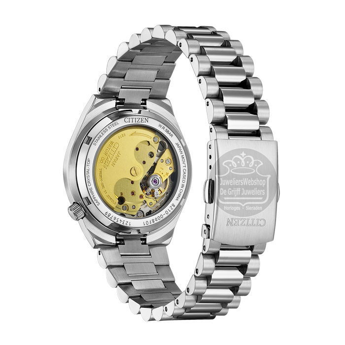 Citizen NJ0200-50W horloge Automatic Paars Tsuyosa - Afbeelding 4