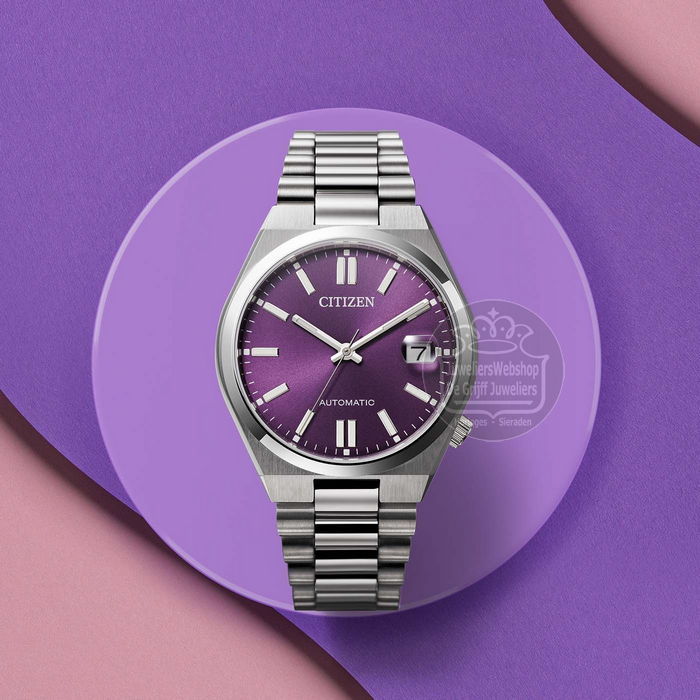 Citizen NJ0200-50W horloge Automatic Paars Tsuyosa - Afbeelding 5
