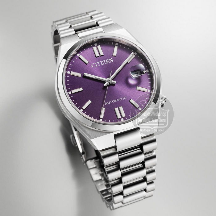 Citizen NJ0200-50W horloge Automatic Paars Tsuyosa - Afbeelding 6