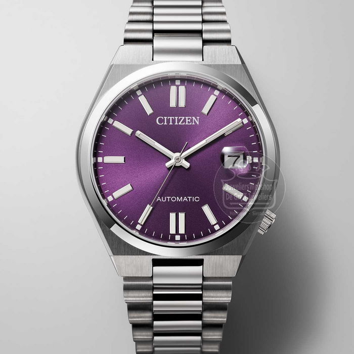 Citizen NJ0200-50W horloge Automatic Paars Tsuyosa - Afbeelding 7