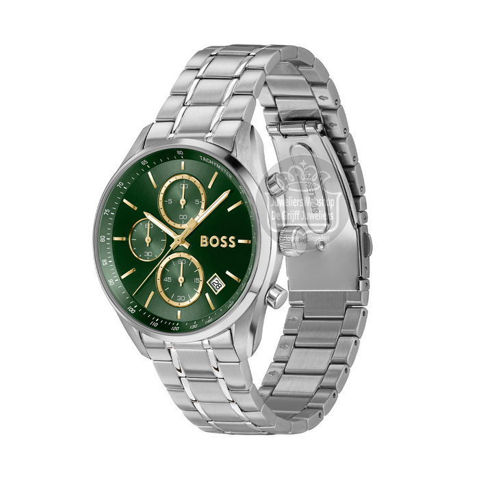 Hugo Boss Grand Prix Chrono Horloge HB1514265 Groen - Afbeelding 3