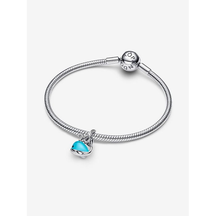 Pandora Bedel Silver Turquoise Walvis Charm 793822C01 - Afbeelding 3