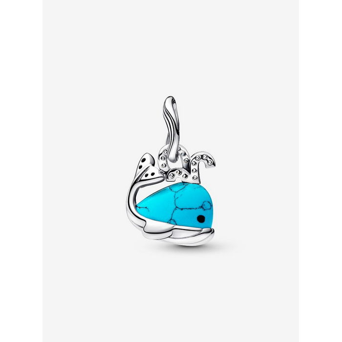 Pandora Bedel Silver Turquoise Walvis Charm 793822C01 - Afbeelding 4