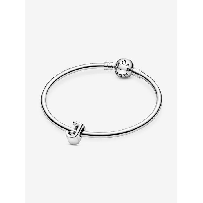 Pandora bedel Silver Letter J Alfabet Charm 797464 - Afbeelding 3