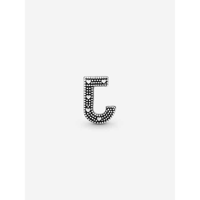 Pandora bedel Silver Letter J Alfabet Charm 797464 - Afbeelding 4
