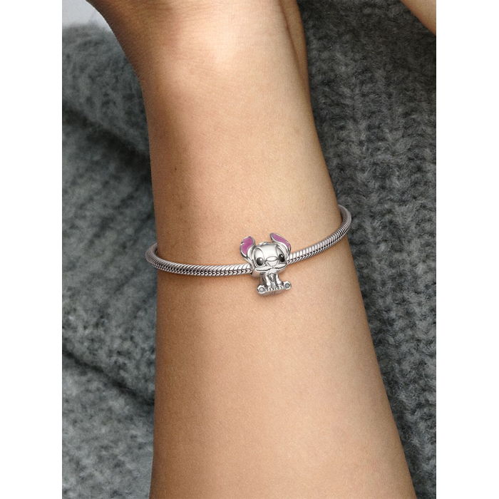 Pandora X Disney bedel Silver Lilo & Stitch Charm 798844C01 - Afbeelding 3