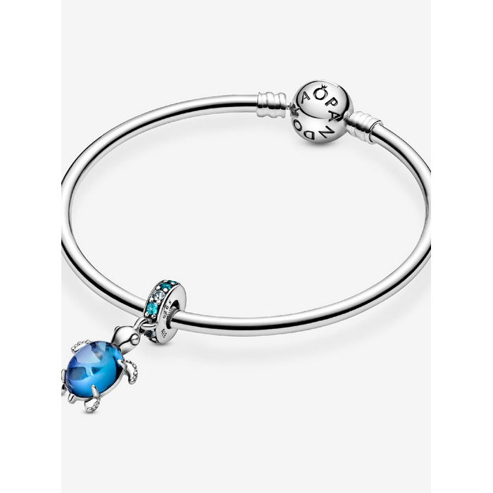 Pandora Bedel Silver Muranoglazen Zeeschildpad Charm 798939C01 - Afbeelding 4