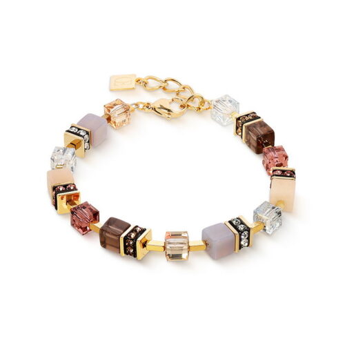 Coeur de Lion Armband 3039/30-1132 Brown-Apricot